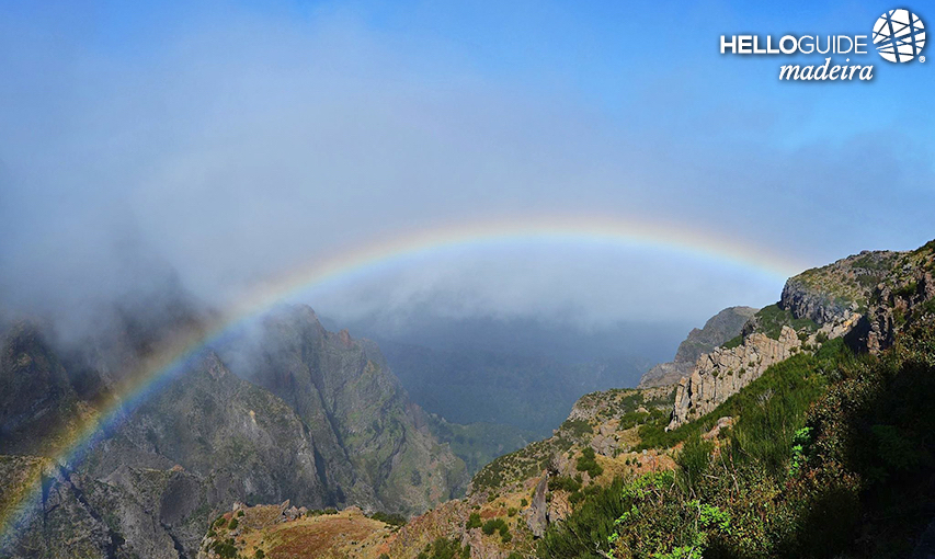Rainbow in Pico do Areeiro