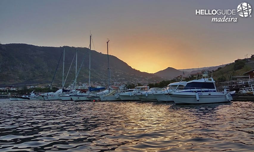 Puesta de sol en Machico