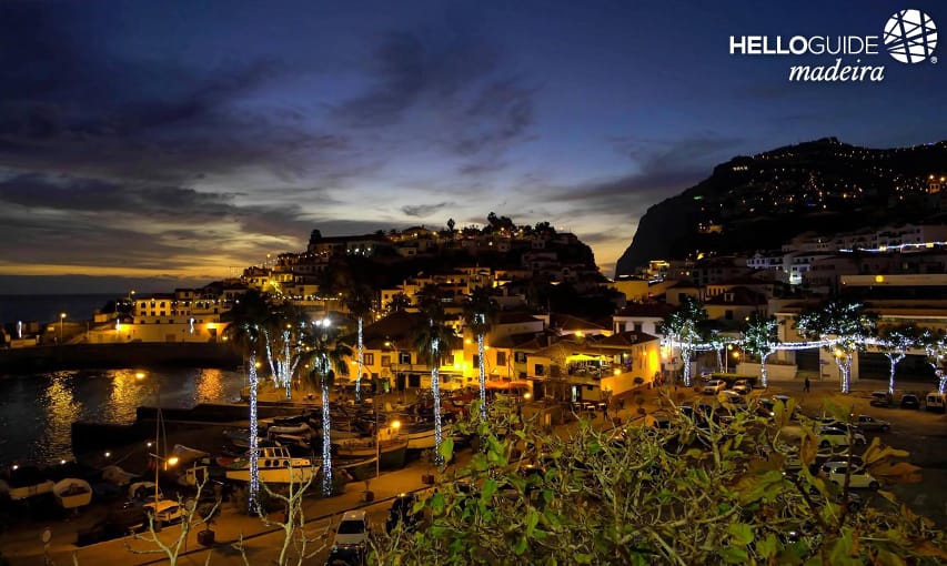 Câmara de Lobos en la noche