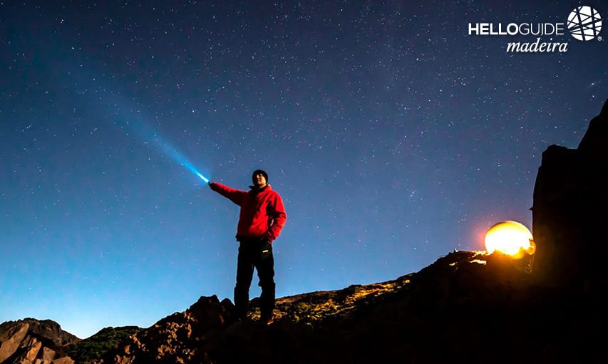 Pico do Arieiro bei Nacht