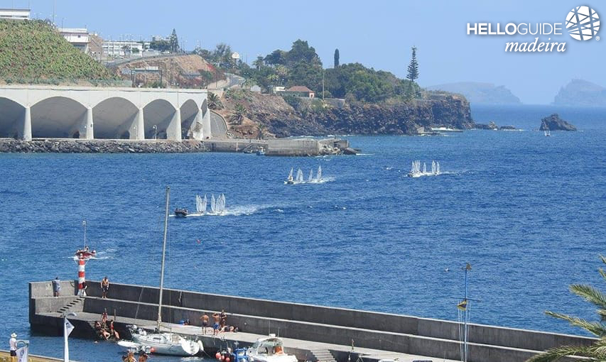 In the Bay of Santa Cruz