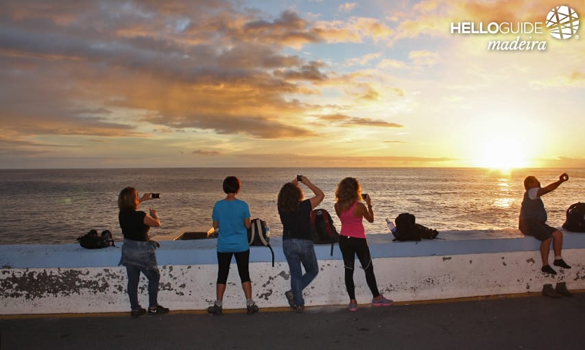 Le coucher de soleil