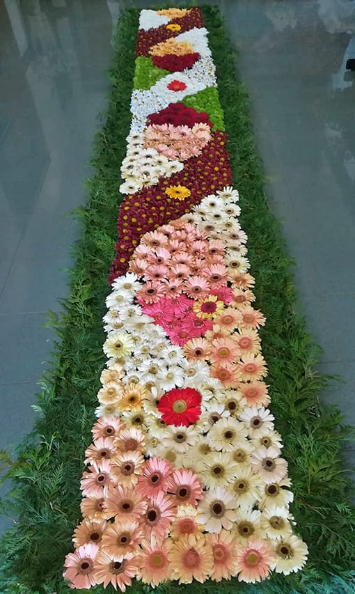 Tapis de fleurs Madère 2018