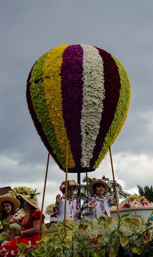 Ballon de fleurs