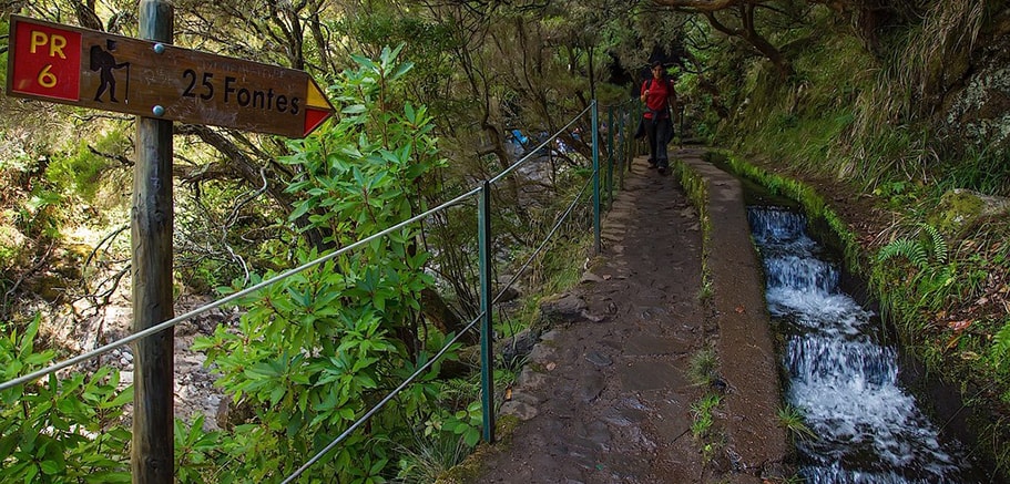 Walk on the Levada do Rabaçal, Risco 12km